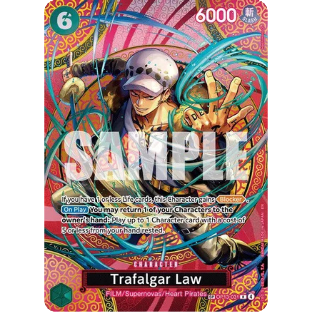 Trafalgar Law (SP) (OP13-031) - Adventure on Kami's Island Foil