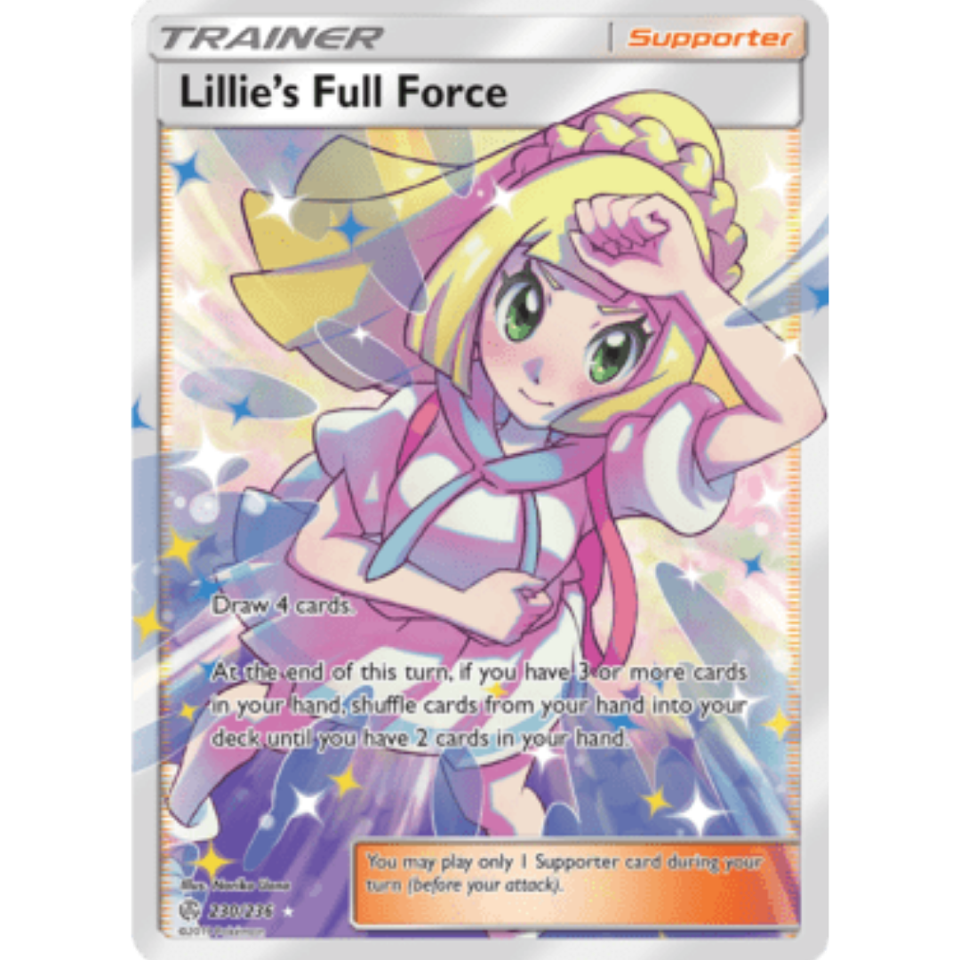 Lillie's Full Force (Full Art) 230  - Holofoil SM  Cosmic Eclipse - Ultra Rare