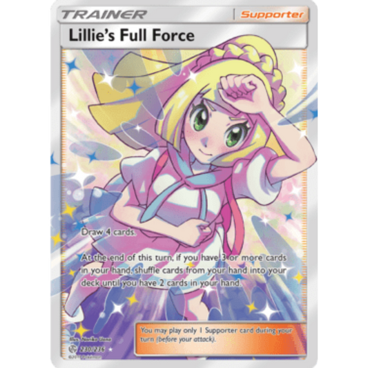 Lillie's Full Force (Full Art) 230  - Holofoil SM  Cosmic Eclipse - Ultra Rare