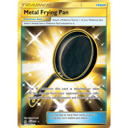 Metal Frying Pan (Secret) 144  - Holofoil SM  Forbidden Light - Secret Rare