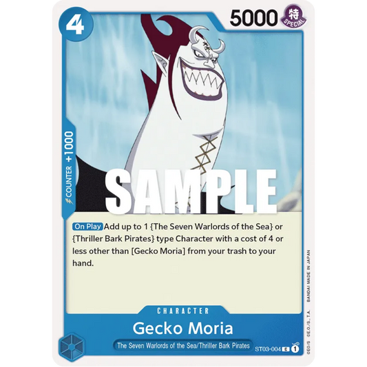 Gecko Moria (ST03-004) - Starter Deck 3: The Seven Warlords of The Sea