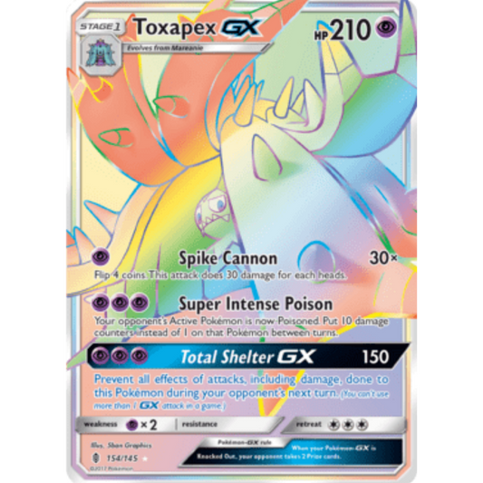Toxapex GX (154/145) [Sun & Moon: Guardians Rising]
