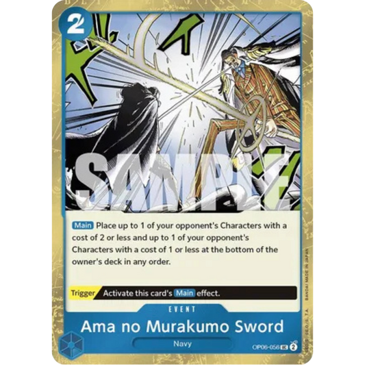 Ama no Murakumo Sword (Jolly Roger Foil) (OP06-056) - Premium Booster -The Best- Foil