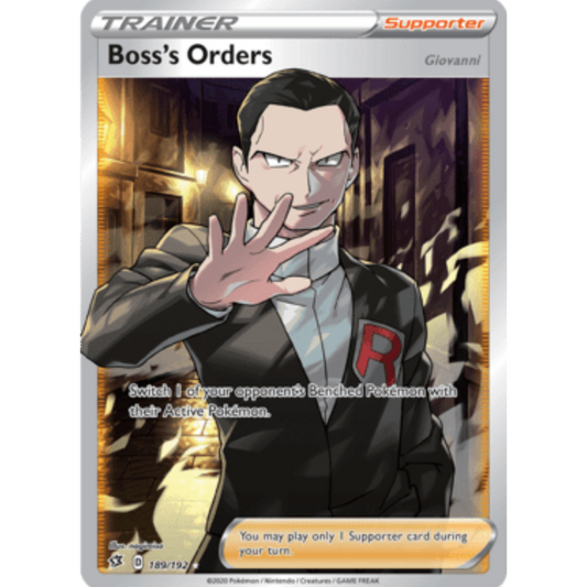 Boss's Orders (189/192) (Giovanni) [Sword & Shield: Rebel Clash]