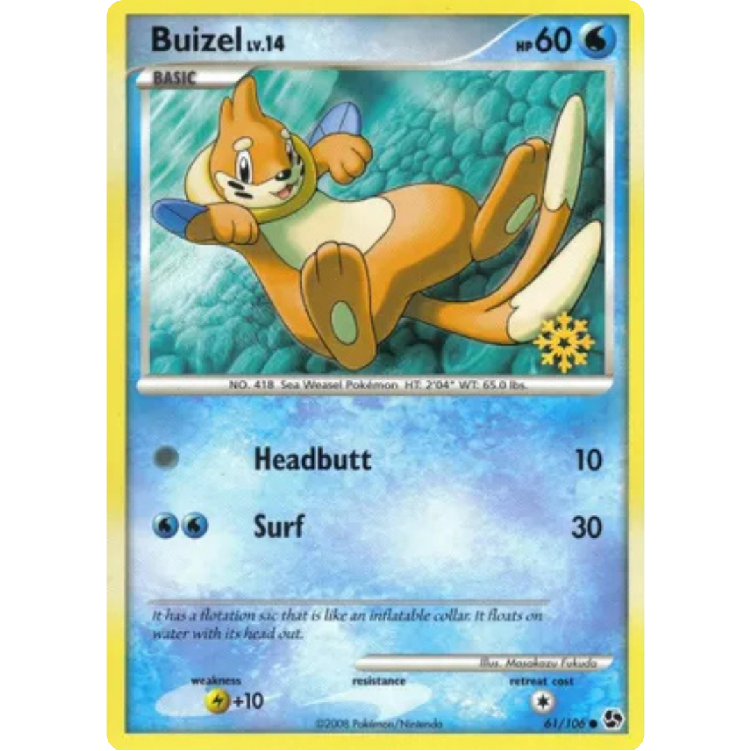 Buizel - 61/106/106  Countdown Calendar Promos - Promo