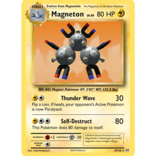 Magneton 038/108  - Holofoil XY  Evolutions - Holo Rare