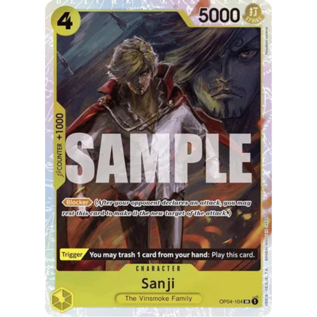 Sanji (Reprint) (OP04-104) - Premium Booster -The Best- Foil