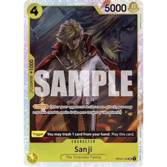 Sanji (Reprint) (OP04-104) - Premium Booster -The Best- Foil
