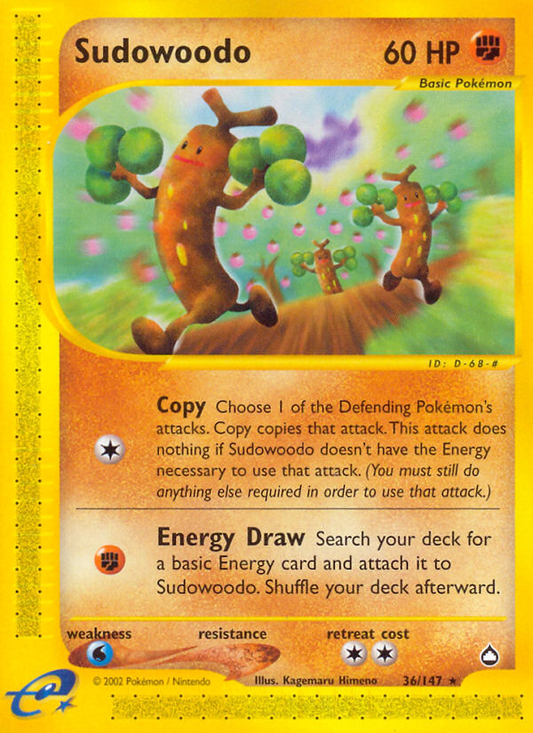 Sudowoodo 036  Aquapolis - Rare