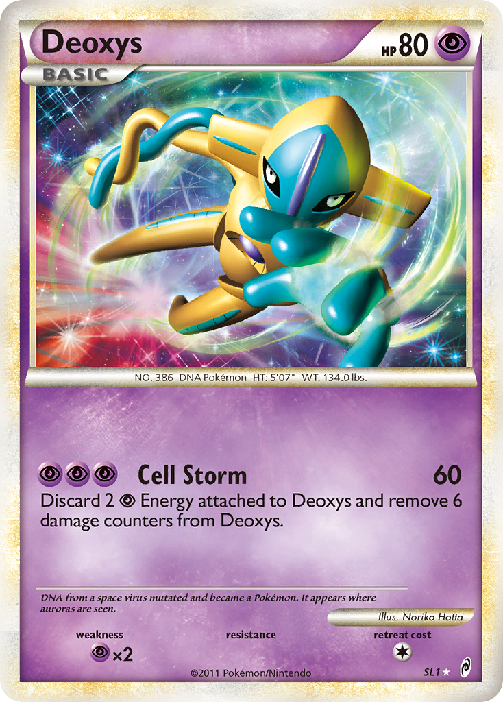 Deoxys (Shiny)  - Holofoil Call of Legends - Shiny Holo Rare