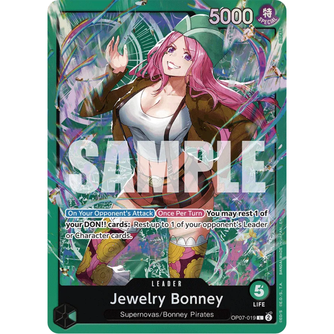 Jewelry Bonney (OP07-019) (OP07-019) - Starter Deck 24: GREEN Jewelry Bonney Foil