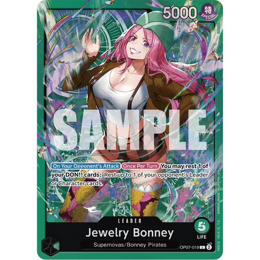 Jewelry Bonney (OP07-019) (OP07-019) - Starter Deck 24: GREEN Jewelry Bonney Foil
