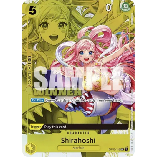 Shirahoshi (Winner Pack Vol. 6) (OP03-116) - One Piece Promotion Cards Foil