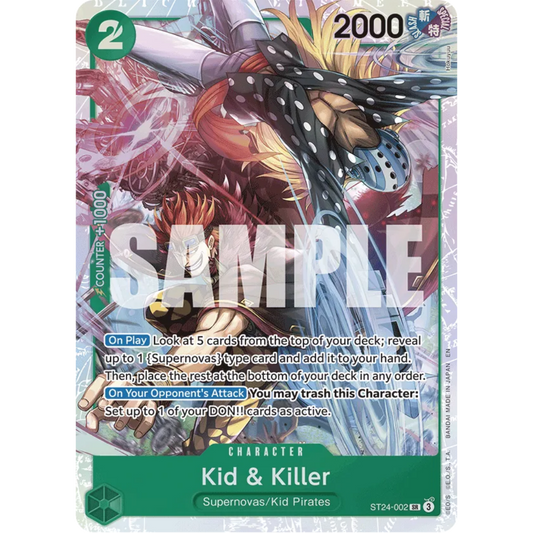 Kid & Killer (ST24-002) - Starter Deck 24: GREEN Jewelry Bonney Foil