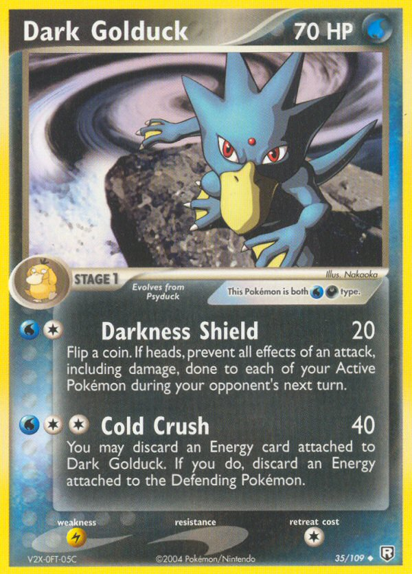 Dark Golduck 035  Team Rocket Returns - Uncommon