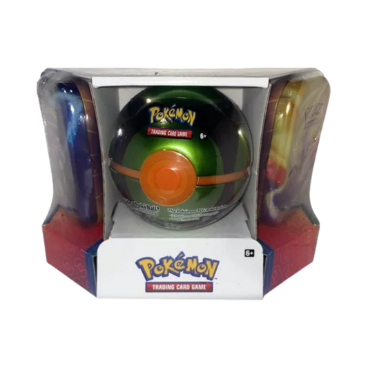 Pokemon - Poke Ball Tin + 2 Kanto Power Mini Tins - Dusk Ball