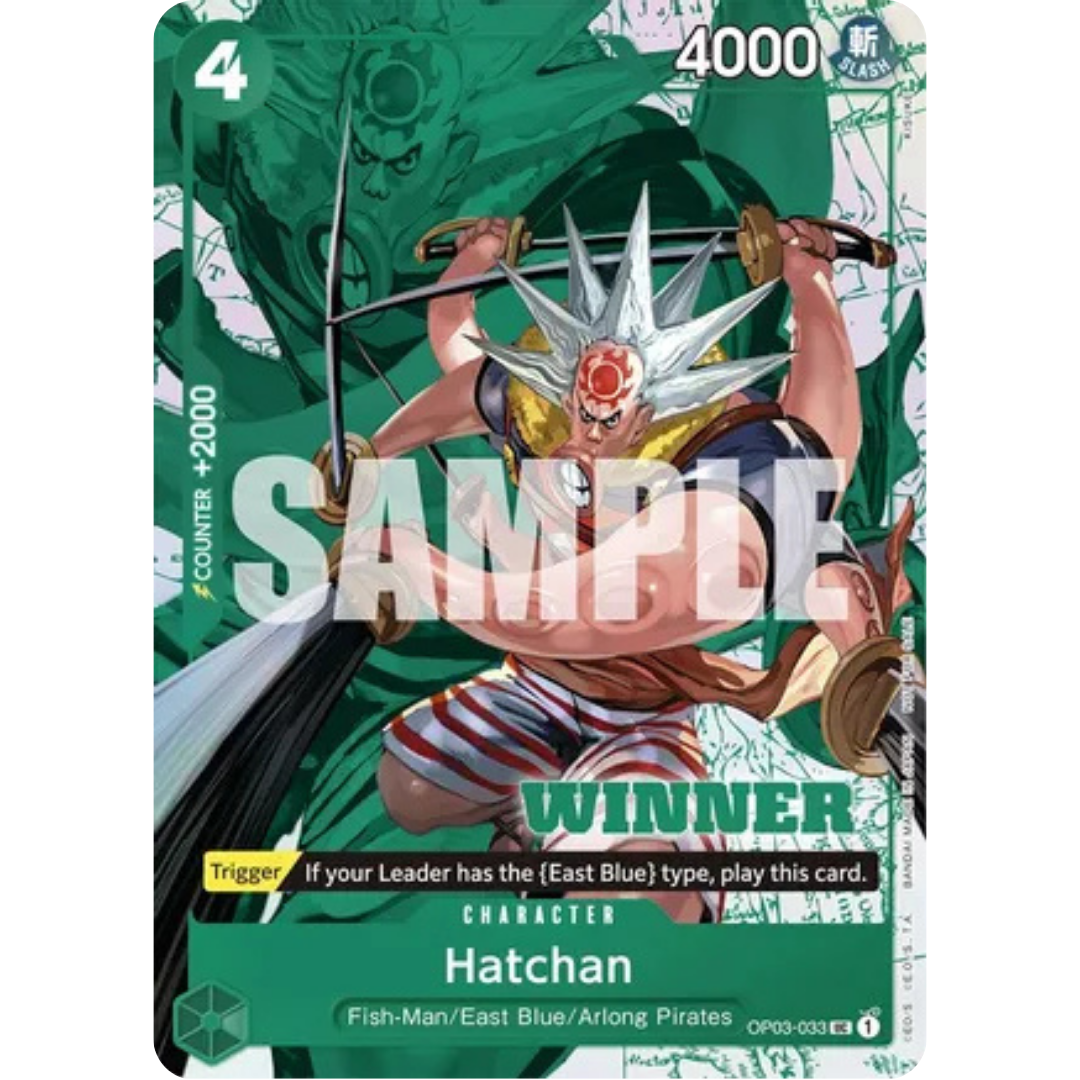 Hatchan (Winner Pack Vol. 6) (OP03-033) - One Piece Promotion Cards Foil