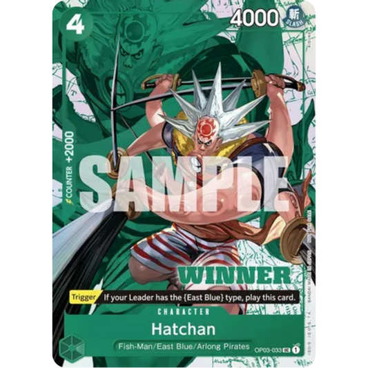 Hatchan (Winner Pack Vol. 6) (OP03-033) - One Piece Promotion Cards Foil