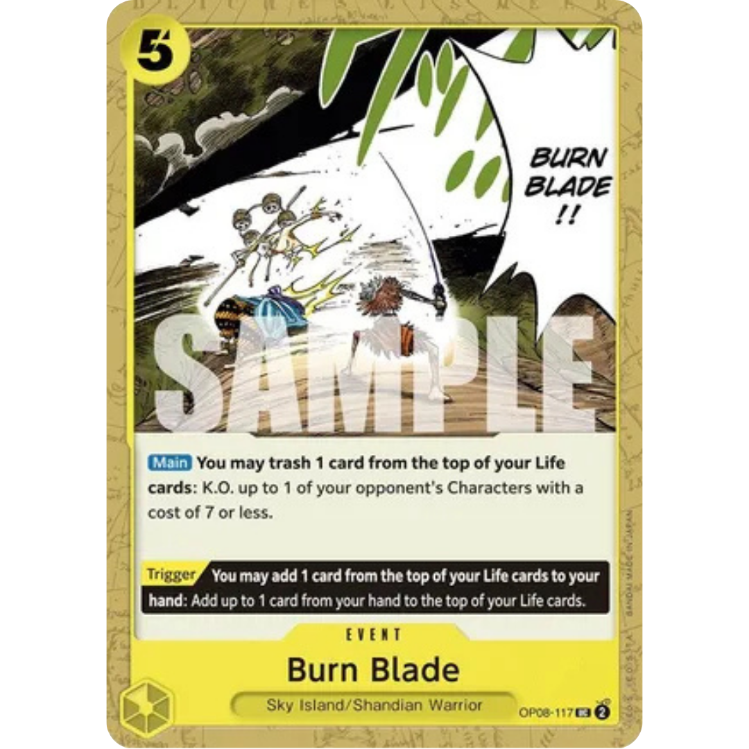 Burn Blade (OP08-117) - Two Legends