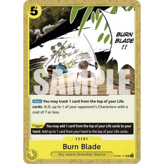 Burn Blade (OP08-117) - Two Legends