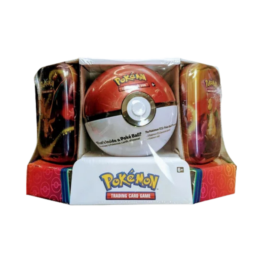 Pokemon - Poke Ball Tin + 2 Kanto Power Mini Tins - Poke Ball