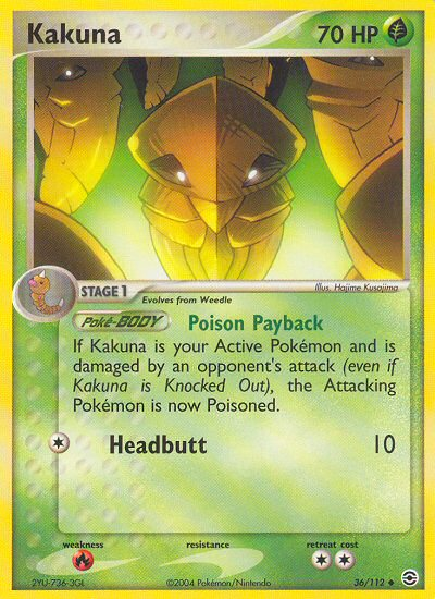 Kakuna  FireRed & LeafGreen - Uncommon