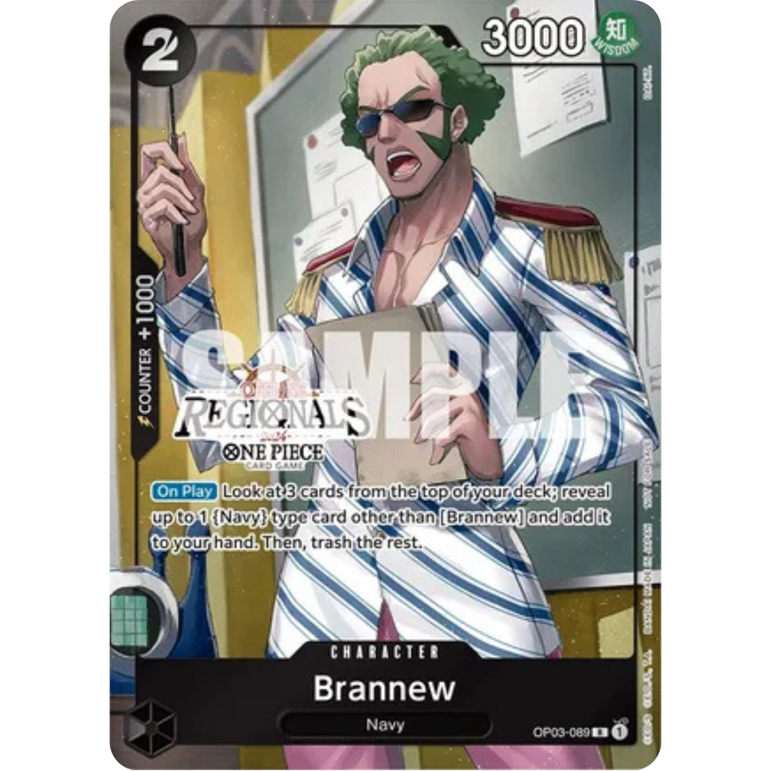 Brannew (Offline Regional 2024) [Participant] (OP03-089) - One Piece Promotion Cards Foil