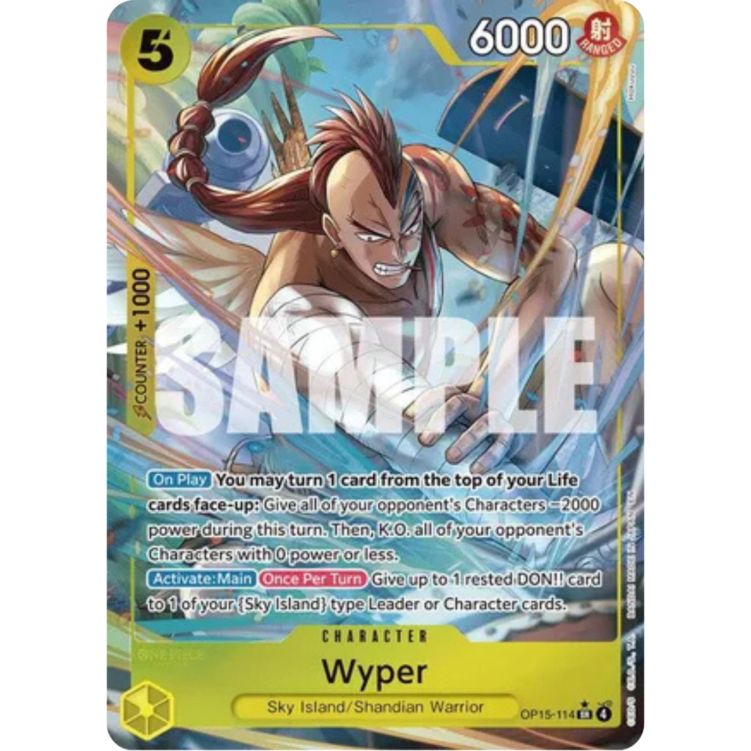 Wyper (Alternate Art) (OP15-114) - Adventure on Kami's Island Foil