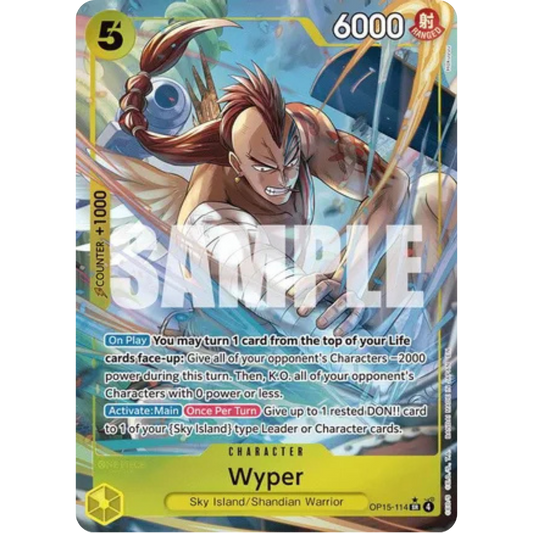 Wyper (Alternate Art) (OP15-114) - Adventure on Kami's Island Foil