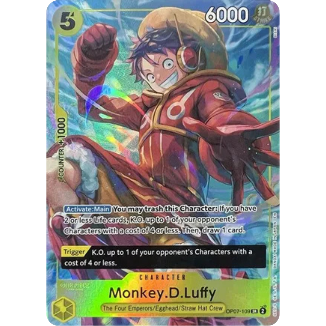 Monkey.D.Luffy (Illustration Box Vol.3) (OP07-109) - One Piece Promotion Cards Foil
