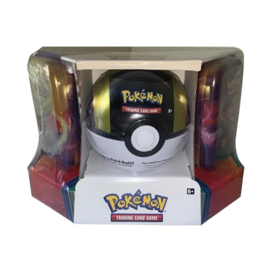 Pokemon - Poke Ball Tin + 2 Kanto Power Mini Tins - Ultra Ball