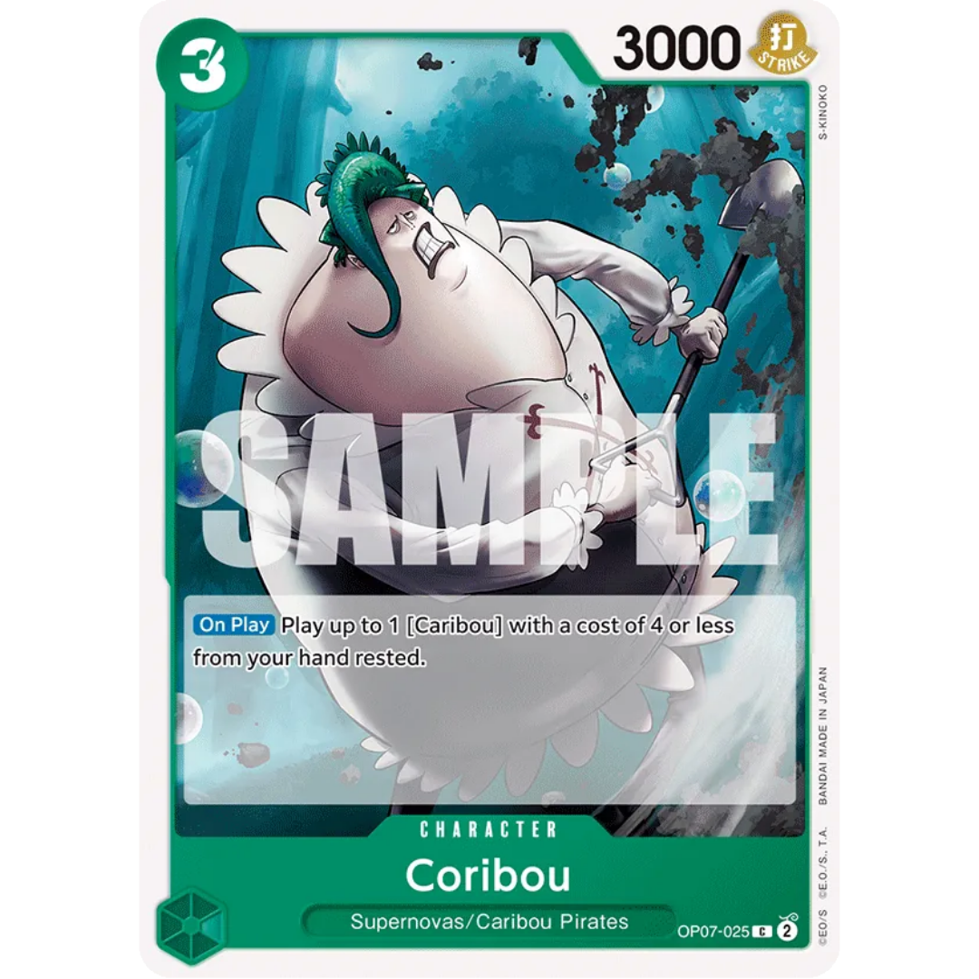 Coribou (Reprint) (OP07-025) - Starter Deck 24: GREEN Jewelry Bonney