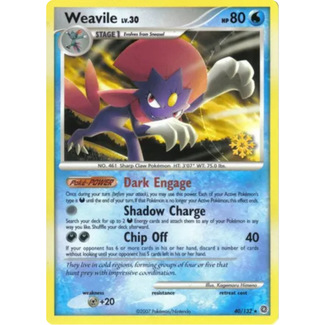 Weavile - 40/132/132  Countdown Calendar Promos - Promo