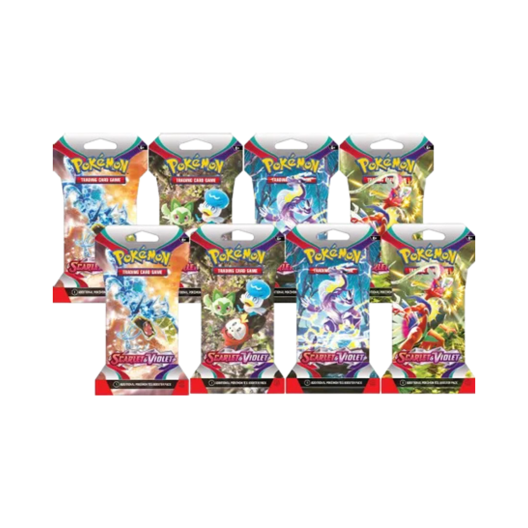 Scarlet & Violet Sleeved Booster Pack Bundle [Set of 8]