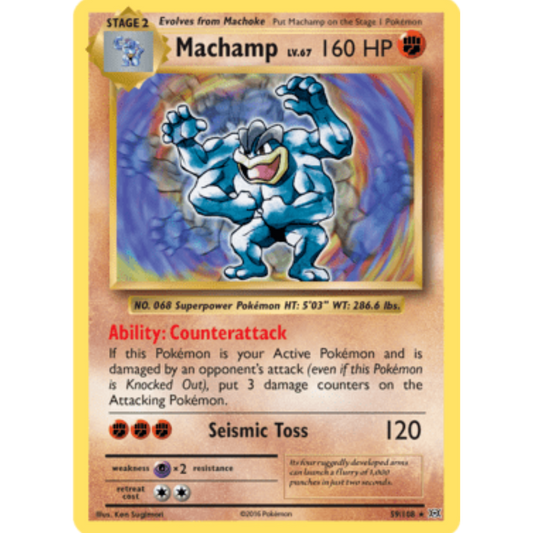 Machamp 059/108  - Holofoil XY  Evolutions - Holo Rare