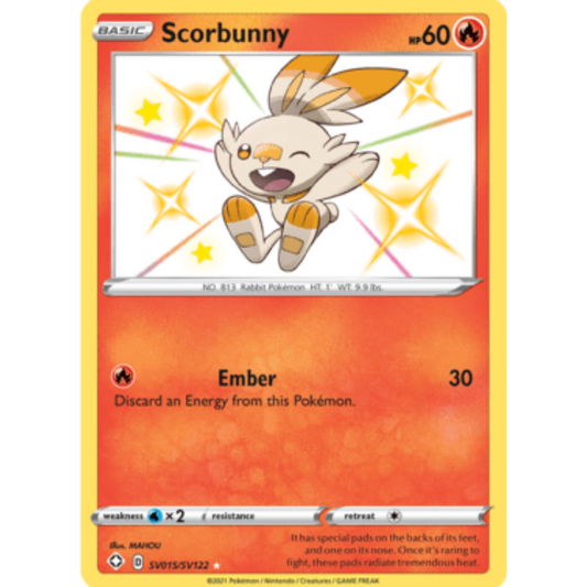 Scorbunny (SV015/SV122) [Sword & Shield: Shining Fates]