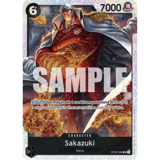 Sakazuki (Reprint) (OP02-099) - Premium Booster -The Best- Foil