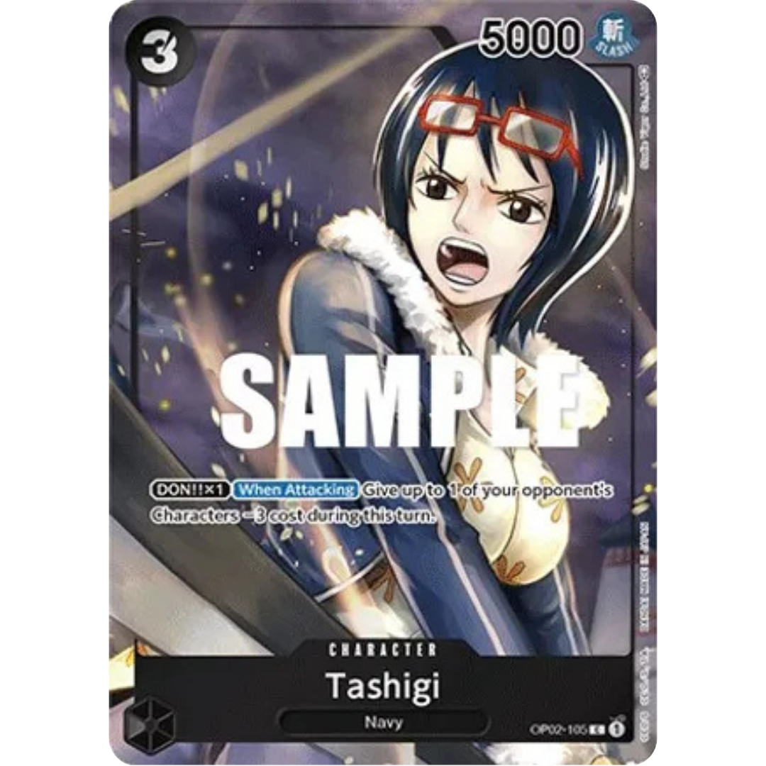 Tashigi (Box Topper) (OP02-105) - Paramount War Foil