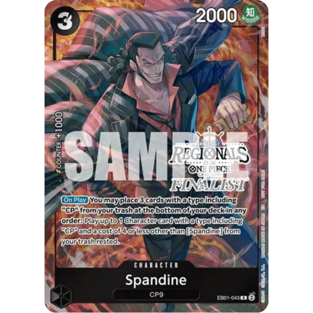 Spandine (Online Regional Finalist Card Set 2025 Vol.1) (EB01-043) - One Piece Promotion Cards Foil