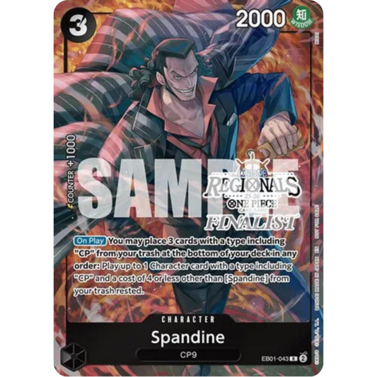 Spandine (Online Regional Finalist Card Set 2025 Vol.1) (EB01-043) - One Piece Promotion Cards Foil