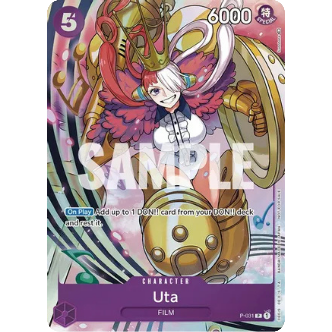 Uta (Event Pack Vol. 1) (P-031) - One Piece Promotion Cards Foil