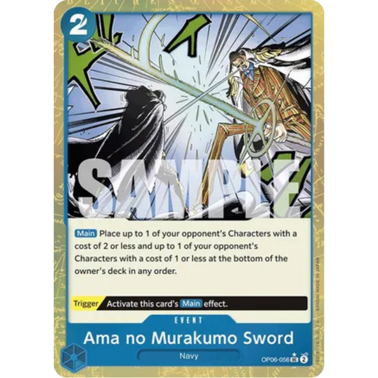Ama no Murakumo Sword (Textured Foil) (OP06-056) - Premium Booster -The Best- Foil