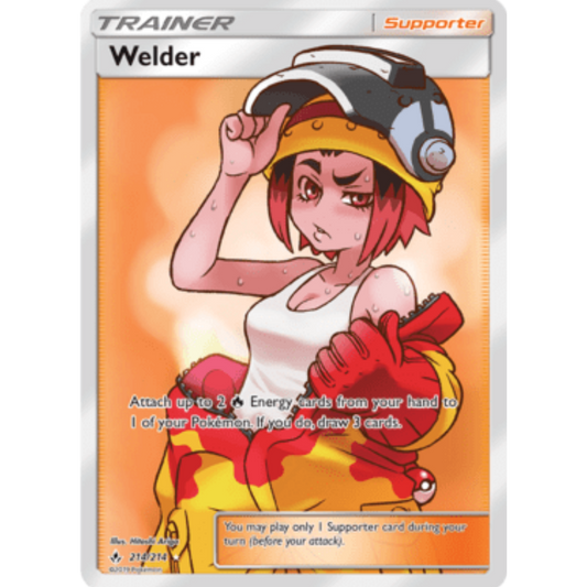 Welder (Full Art) 214/214  - Holofoil SM  Unbroken Bonds - Ultra Rare