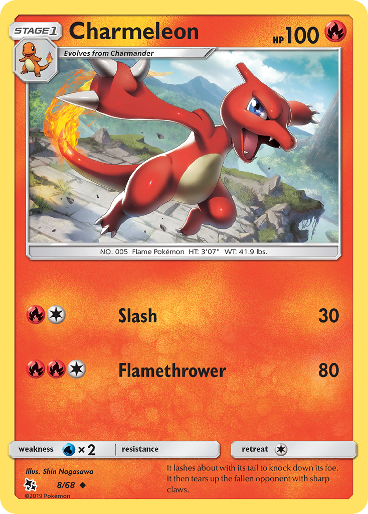 Charmeleon 008  Hidden Fates - Uncommon
