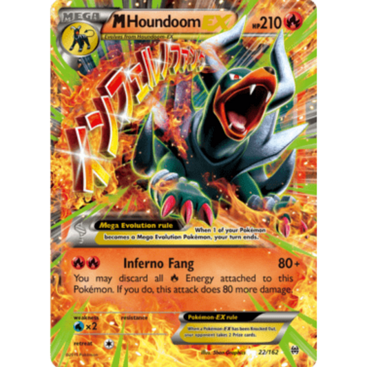 M Houndoom EX 022/162  - Holofoil XY  BREAKthrough - Ultra Rare
