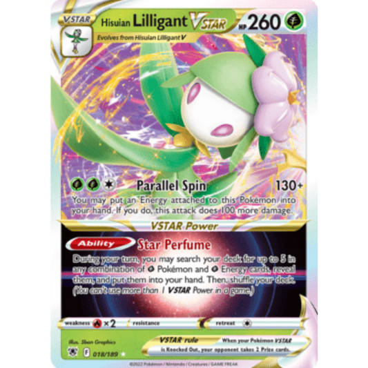 Hisuian Lilligant VSTAR (018/189) [Sword & Shield: Astral Radiance]