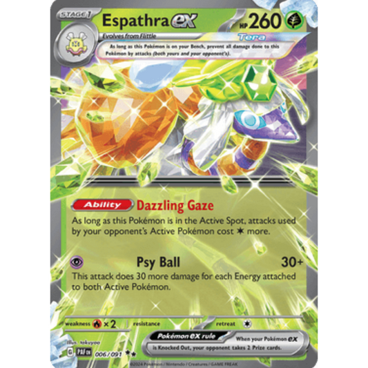 Espathra ex (006/091) [Scarlet & Violet: Paldean Fates]