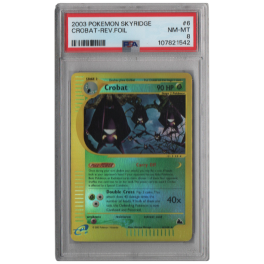 [PSA 8] Crobat Reverse Holofoil #6 - Skyridge