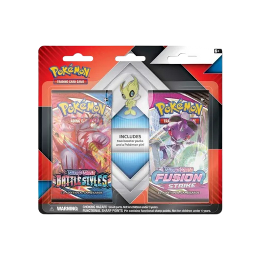 2 Booster Packs & Celebi Collector's Pin