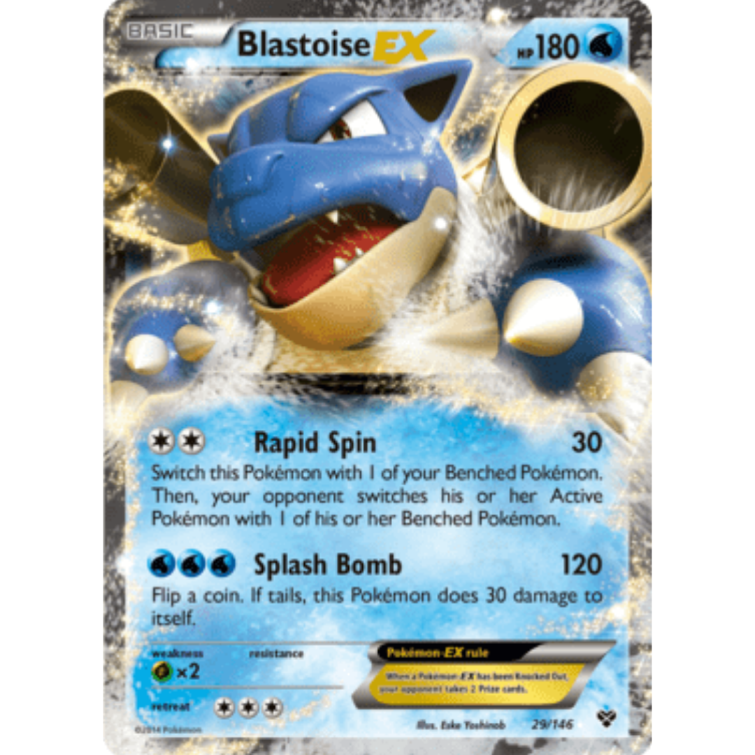 Blastoise EX 029  - Holofoil XY Base Set - Ultra Rare